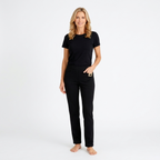 Women’s High Waisted Slim Fit Trousers – Straight Leg Office Pants