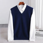 Men’s Classic Soft Knit V-Neck Sweater Vest