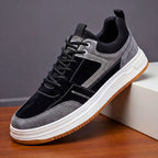 Men's Casual Colour Block Low-Top Lace-Up Trainers