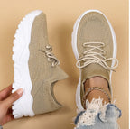Women's Breathable Knit Chunky Sole Sock Sneakers