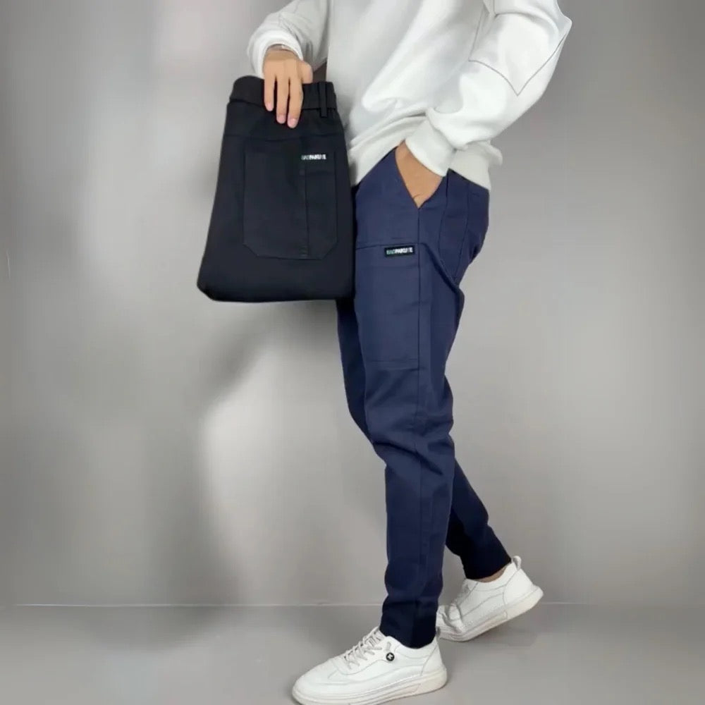 Men's Slim Tapered Stretch Jogger Trousers