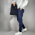 Men's Slim Tapered Stretch Jogger Trousers