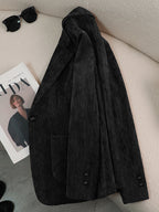 Women's Textured Single-Button Blazer