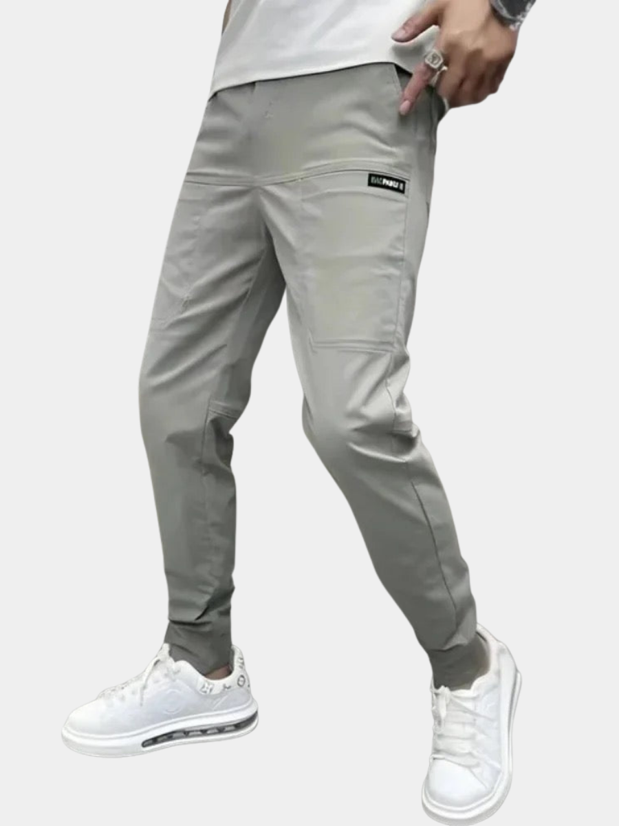 Men's Slim Tapered Stretch Jogger Trousers