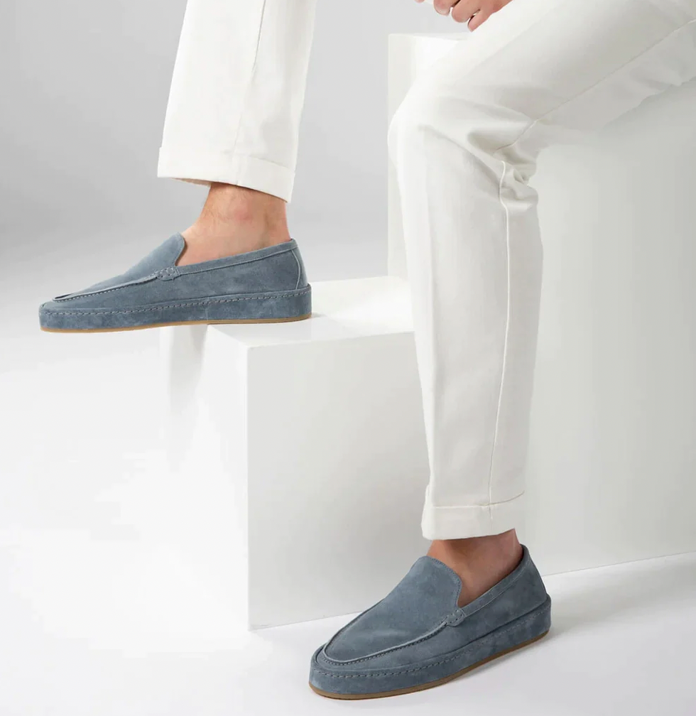 Men's Casual Faux Suede Slip-On Moccasin Loafers