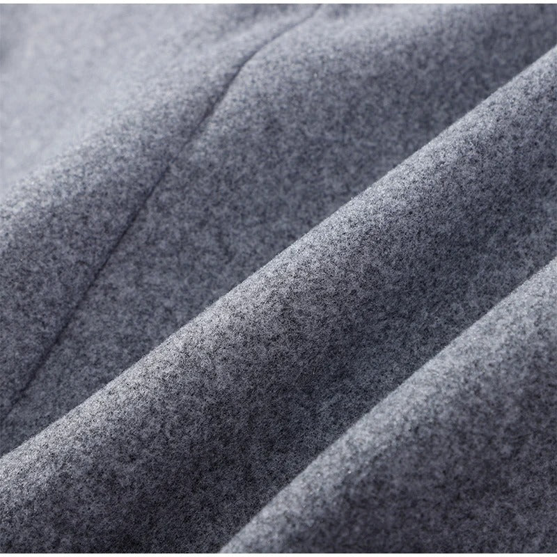 Women's Oversized Funnel Neck Double-Breasted Coat