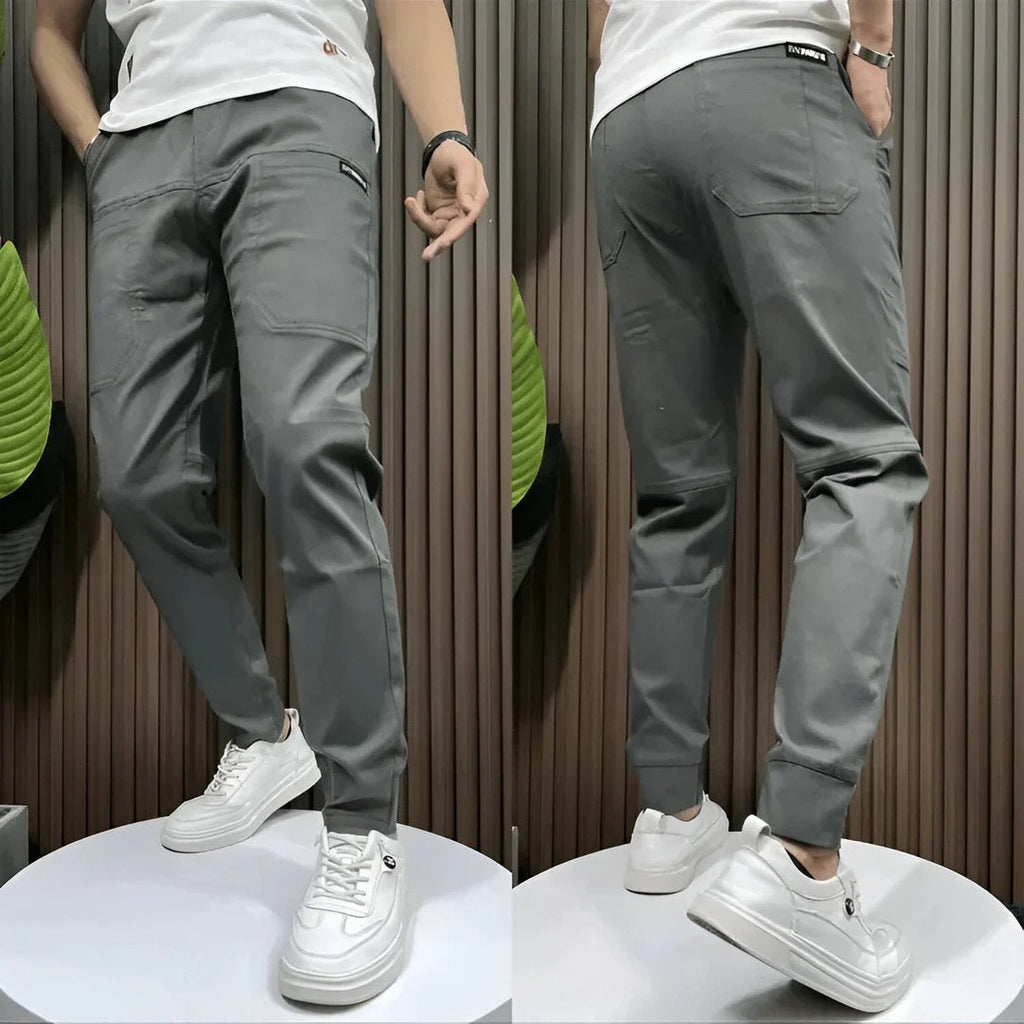 Men's Slim Tapered Stretch Jogger Trousers