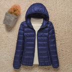Women's Lightweight Hooded Quilted Puffer Jacket