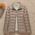 Women's Lightweight Hooded Quilted Puffer Jacket