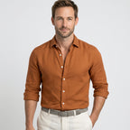 Men’s Long Sleeve Linen Shirt