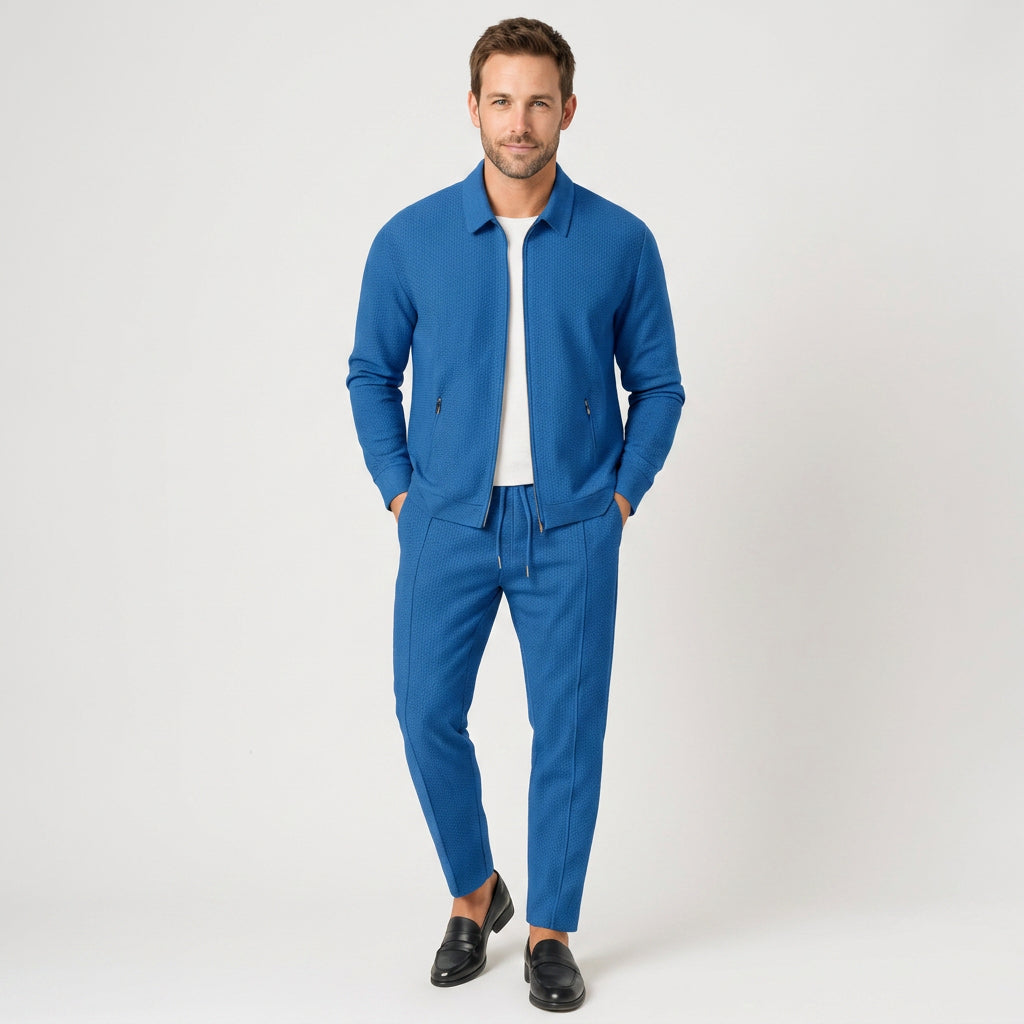 Men’s Zip Jacket and Trousers Set
