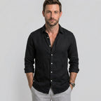Men’s Long Sleeve Linen Shirt