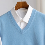 Men’s Classic Soft Knit V-Neck Sweater Vest