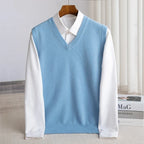 Men’s Classic Soft Knit V-Neck Sweater Vest